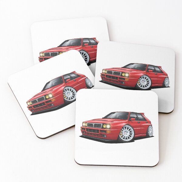 Item preview, Lancia Delta Integrale Cartoon designed and sold by ToonMyRide.