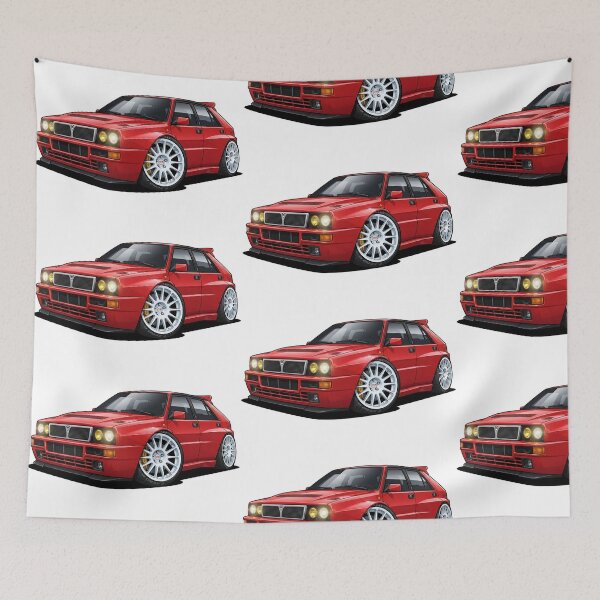 Item preview, Lancia Delta Integrale Cartoon designed and sold by ToonMyRide.