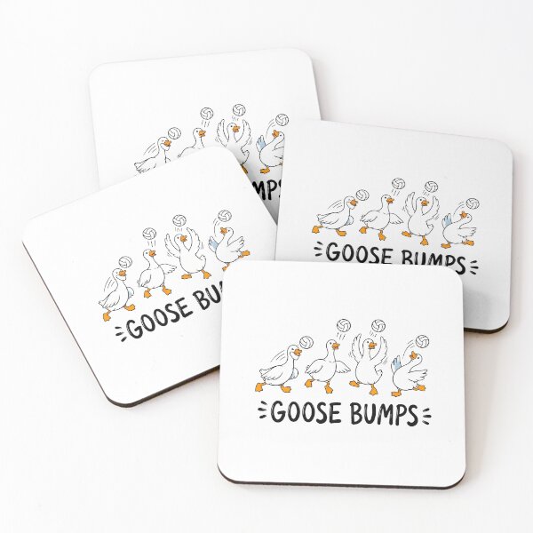 Item preview, Goose Bumps Volleyball Funny Geese Playing Sport designed and sold by felixpalette.