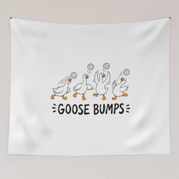 Item preview, Goose Bumps Volleyball Funny Geese Playing Sport designed and sold by felixpalette.