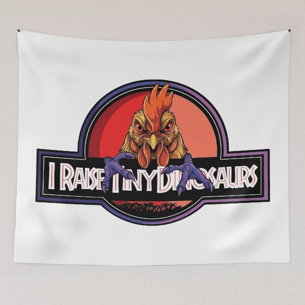 Item preview, I Raise Tiny Dinosaurs – Funny Rooster Chicken Lover Design designed and sold by artworkathome.