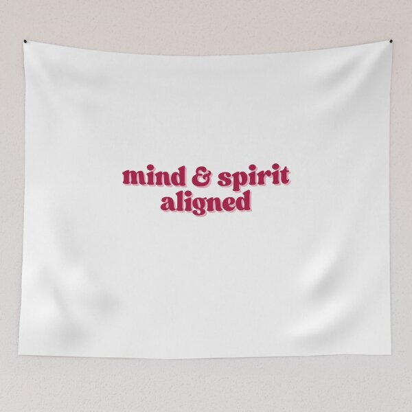 Item preview, mind & spirit aligned | dark red designed and sold by dollhouseclub.