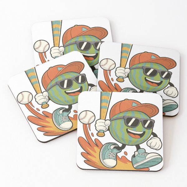 Item preview, Cool Baseball Sloth Cartoon Action designed and sold by Romy1977.