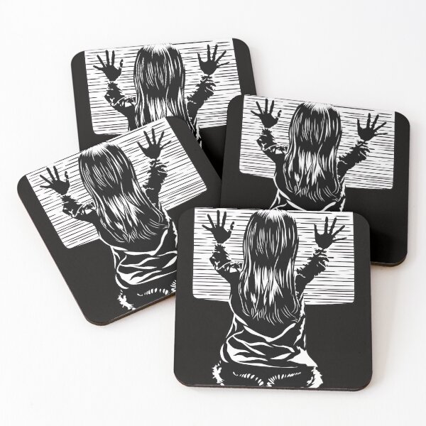 Item preview, Girl Hands on Static TV Screen designed and sold by findOutDraw.