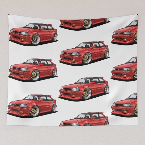 Item preview, Ford Laser TX3 Cartoon designed and sold by ToonMyRide.