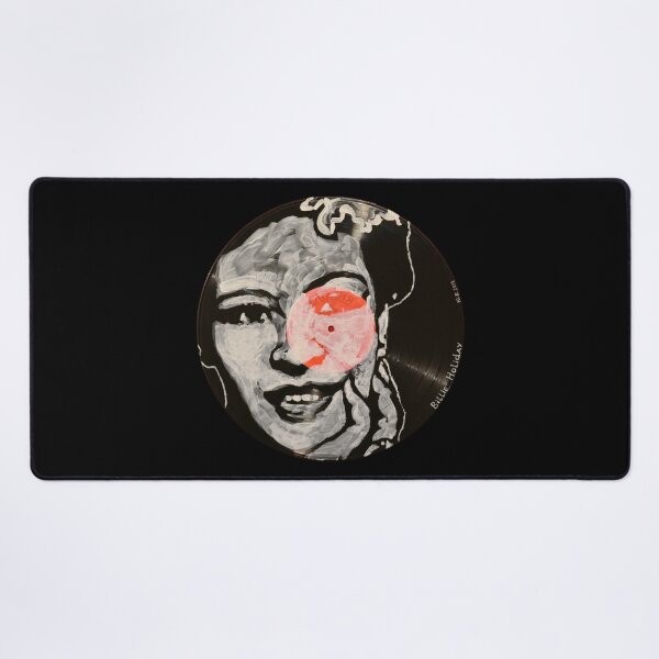 Item preview, Billie Holiday Jazz Portrait Painted on Vinyl Record Wall Art – Facevinyl #3 designed and sold by Yurii Yermolenko.