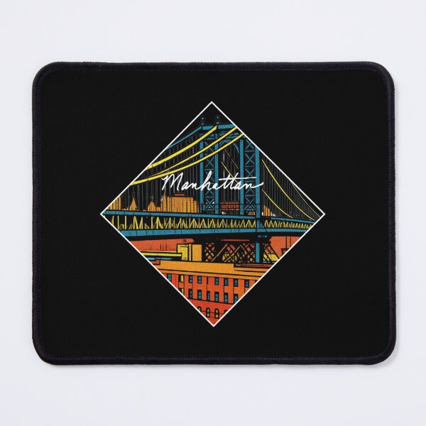 Item preview, Manhattan Bridge New York City Vintage Pop Art Diamond Sticker designed and sold by FestivityFinds.
