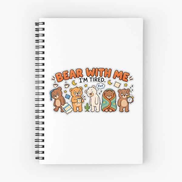 Item preview, Tired Bear Funny Sleepy Bear Coffee Meme | Bear With Me I’m Tired Cute Humor designed and sold by MrDev.