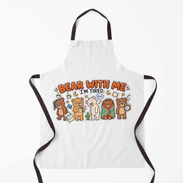 Item preview, Tired Bear Funny Sleepy Bear Coffee Meme | Bear With Me I’m Tired Cute Humor designed and sold by MrDev.