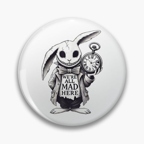 Item preview, Alicee in Wonderland ANIMAL We're All Mads Here Rabbit designed and sold by Nikolausgage.
