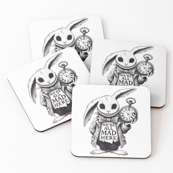 Item preview, Alicee in Wonderland ANIMAL We're All Mads Here Rabbit designed and sold by Nikolausgage.