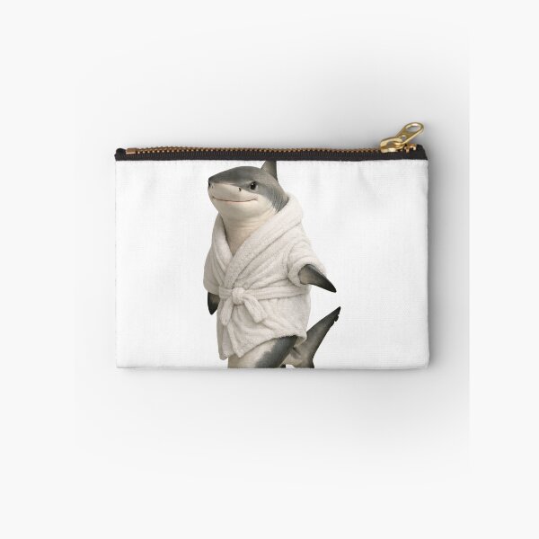 Item preview, Cozy Reef Shark in a White Bathrobe designed and sold by Sillytoe.