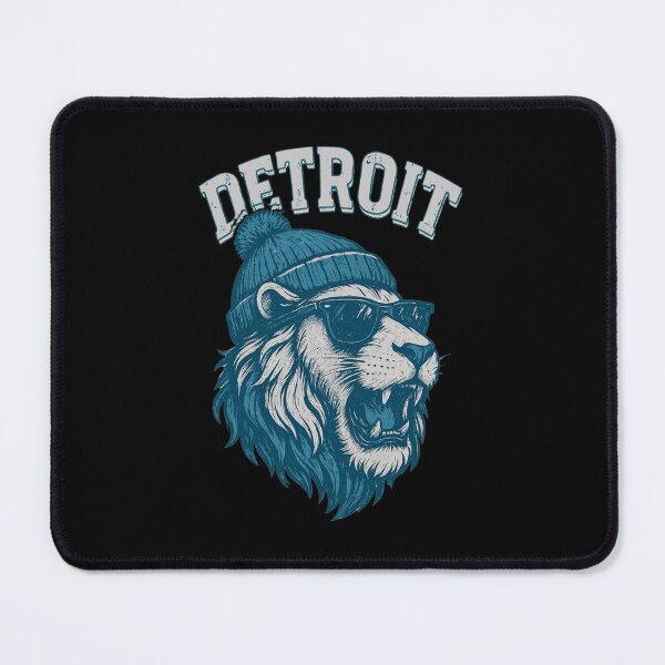 Item preview, Detroit Lion Beanie Retro Mascot Graphic designed and sold by cambreighc.