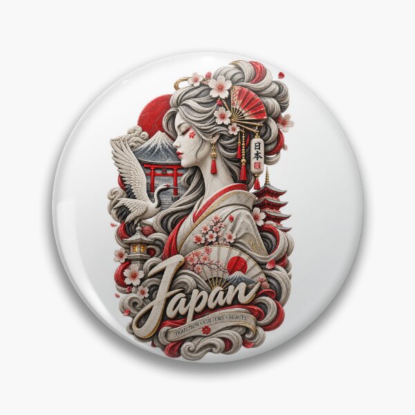 Item preview, Japan Stone Sculpture – Japanese Geisha, Mount Fuji & Cherry Blossom Art designed and sold by ujjawal.