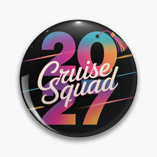 Item preview, Cruise Squad 2027 Colorful Retro Cruise Vacation  designed and sold by Zizo-DR44.