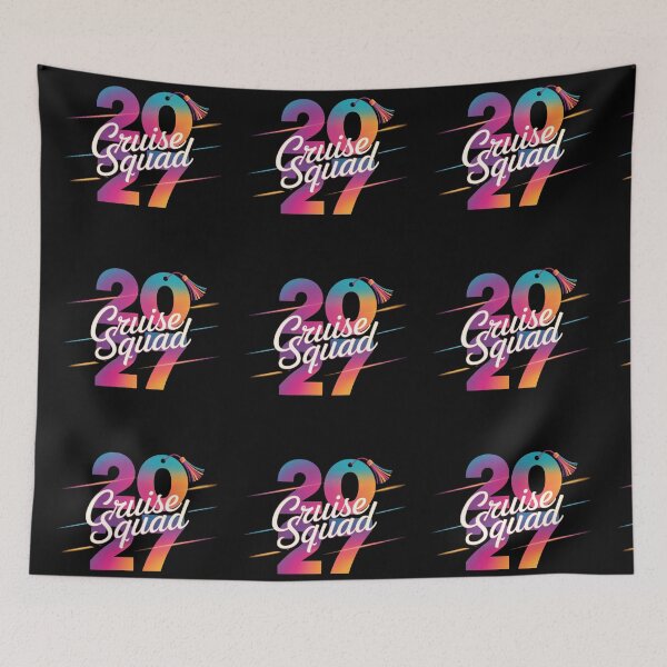 Item preview, Cruise Squad 2027 Colorful Retro Cruise Vacation  designed and sold by Zizo-DR44.