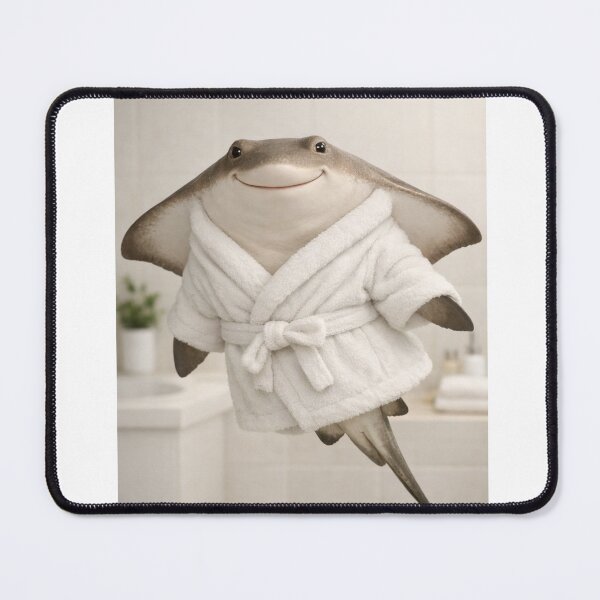 Item preview, Stingray Wearing a Bathrobe designed and sold by Sillytoe.