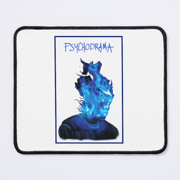 Item preview, Blue Flame Head Man Psychological Rap Album Aesthetic designed and sold by Fahad Ahmad.