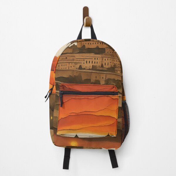 Item preview, Toledo Spain Paper Cut Art Sunset Cityscape designed and sold by FestivityFinds.