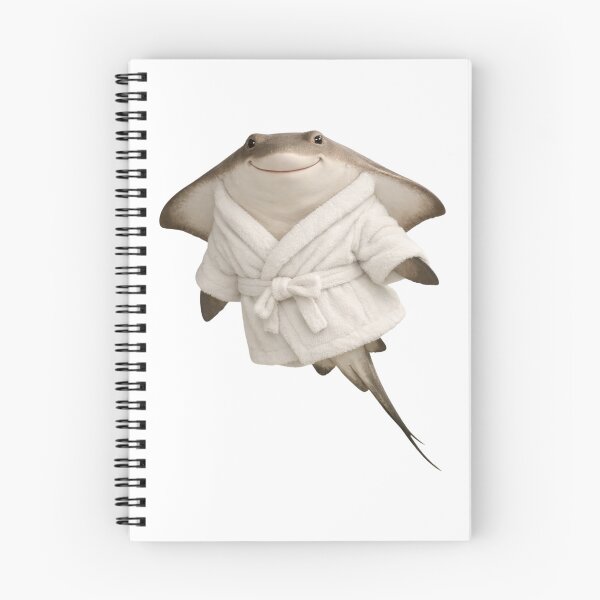 Item preview, Cozy Stingray in a White Bathrobe designed and sold by Sillytoe.