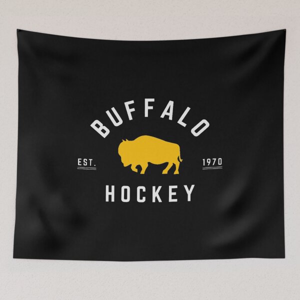 Item preview, Buffalo Hockey Retro Bison designed and sold by StephenQu59596.