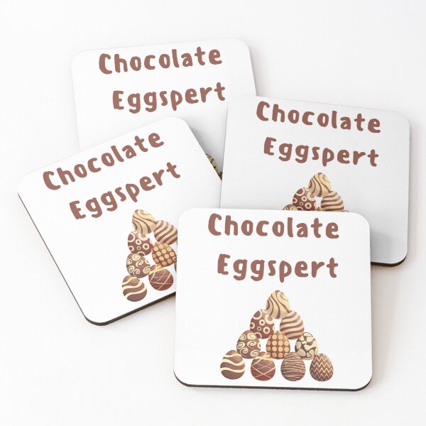 Item preview, Chocolate Eggspert Chocolate Egg Lover Chocoholic Easter Chocolate Pun designed and sold by lipscomb-marlin.