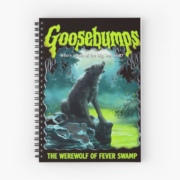 Item preview, Goosebumps Werewolf Fever Swamp Retro Horror Wolf designed and sold by findOutDraw.