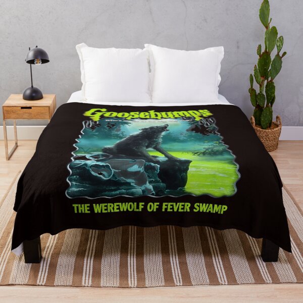 Item preview, Goosebumps Werewolf Fever Swamp Retro Horror Wolf designed and sold by findOutDraw.