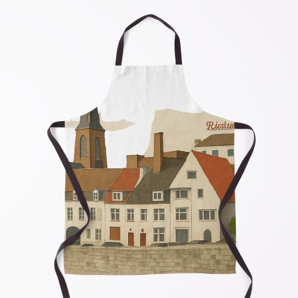 Item preview, Maastricht Netherlands Vintage Dutch Architecture Art designed and sold by FestivityFinds.