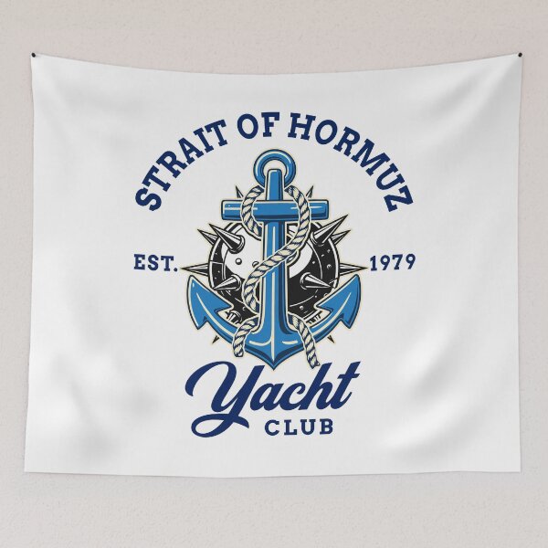 Item preview, Strait of Hormuz Nautical Humor Yacht Club designed and sold by RocketSnail68.
