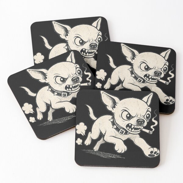 Item preview, Badass Chihuahua Dog Smoking Cigar Pet Owner Lover designed and sold by CharlieConon.