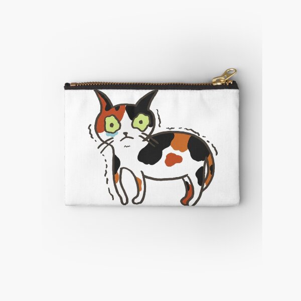 Item preview, Scared calico cat designed and sold by goodiefoodie.