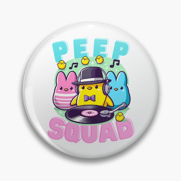 Artikelvorschau, Oster-Peeps-Vinyl - Peep Squad entworfen und verkauft von lipscomb-marlin.