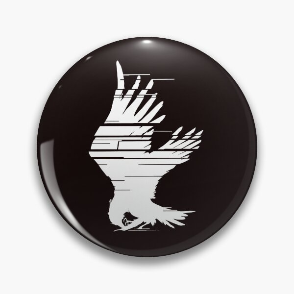 Item preview, Glitch Bird Silhouette Graphic Art designed and sold by findOutDraw.