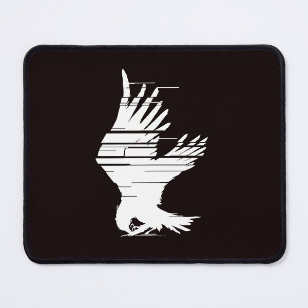 Item preview, Glitch Bird Silhouette Graphic Art designed and sold by findOutDraw.