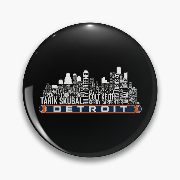 Item preview, Detroit Baseball Stars Skyline Word Cloud designed and sold by sellItzhak23.