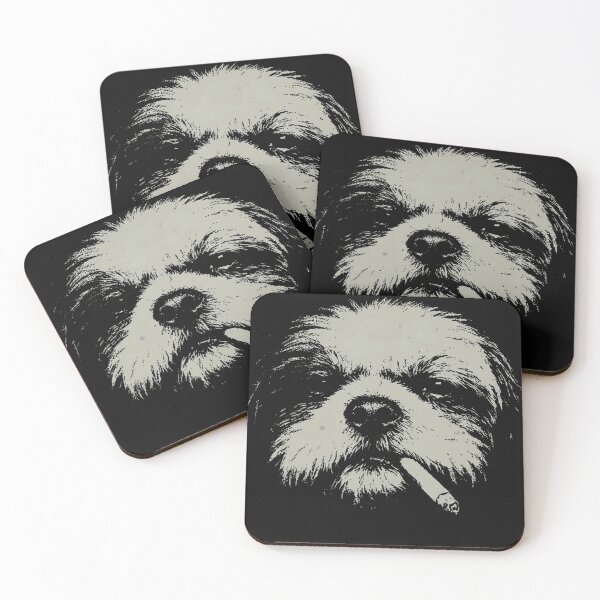 Item preview, Shih Tzu Dog Smoking Pet Owner Humor designed and sold by CharlieConon.