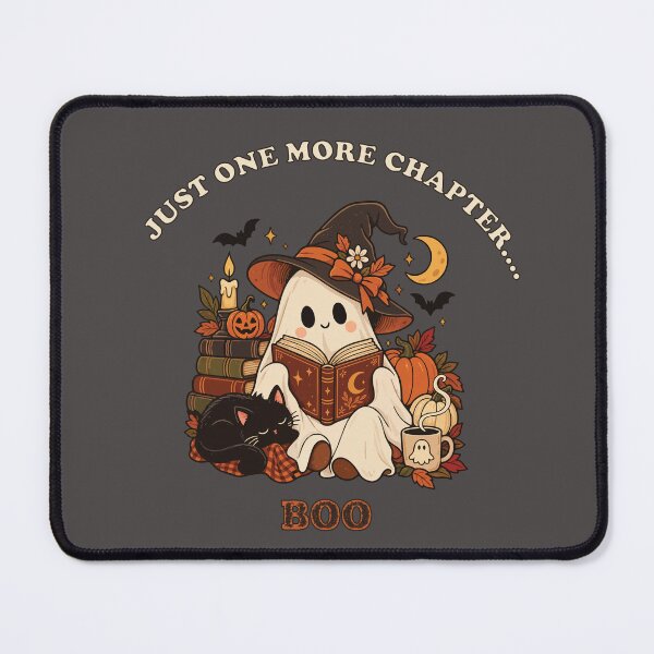 Item preview, Just One More Chapter Boo – Cute Halloween Ghost Reading Book Lover Design designed and sold by jananinaveen.
