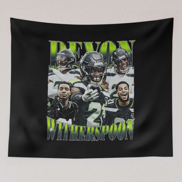 Item preview, Devon Witherspoon Vintage Football Collage designed and sold by Harlem191.