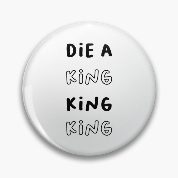 Item preview, Die A King King King - Abstract Typography Art Design designed and sold by lillian-mcclin.
