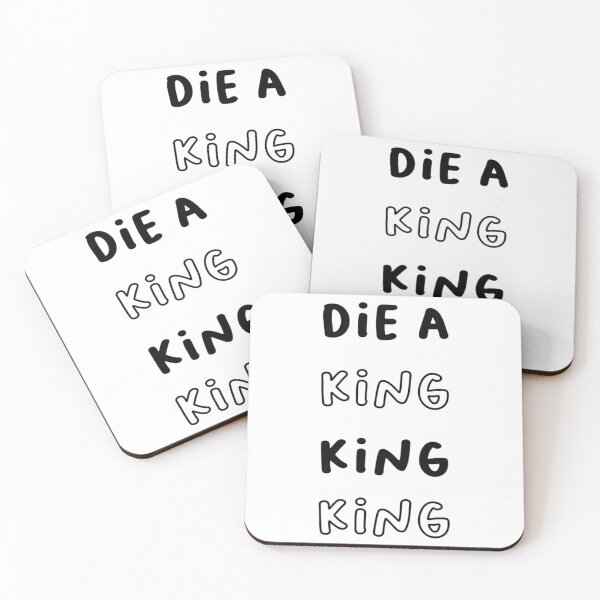 Item preview, Die A King King King - Abstract Typography Art Design designed and sold by lillian-mcclin.