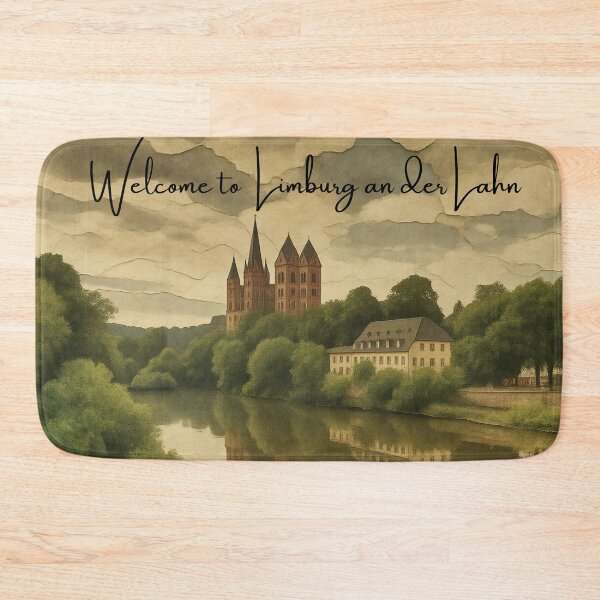 Item preview, Welcome To Limburg An Der Lahn Germany Cathedral designed and sold by FestivityFinds.