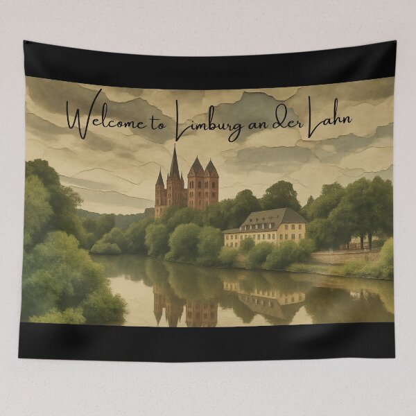Item preview, Bienvenido a la catedral de Limburg An Der Lahn Alemania designed and sold by FestivityFinds.