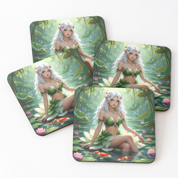Item preview, Waterlily Naiad #1 designed and sold by Jaenne.studio.