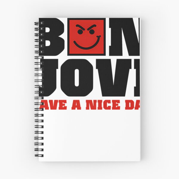 Item preview, Bon Jovi Have A Nice Day Smiley Face designed and sold by WickedandLovely.