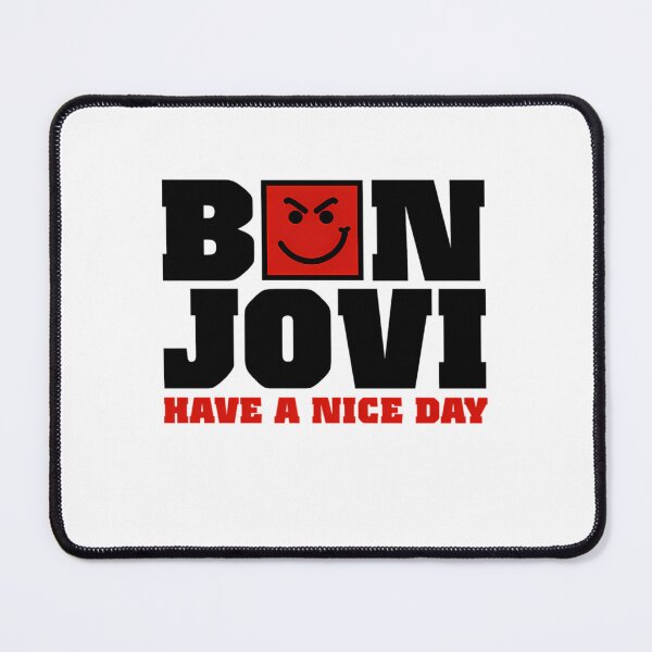 Item preview, Bon Jovi Have A Nice Day Smiley Face designed and sold by WickedandLovely.