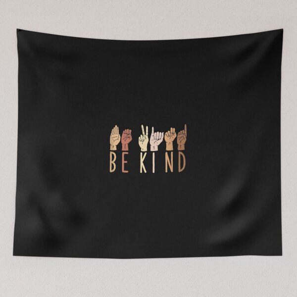 Item preview, Be Kind Sign Language Hands ASL Alphabet designed and sold by przfaxlkdv.