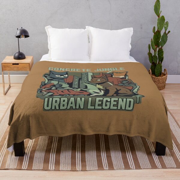 Item preview, Concrete Jungle Urban Legend Street Art Cats designed and sold by FABIOLA1970.