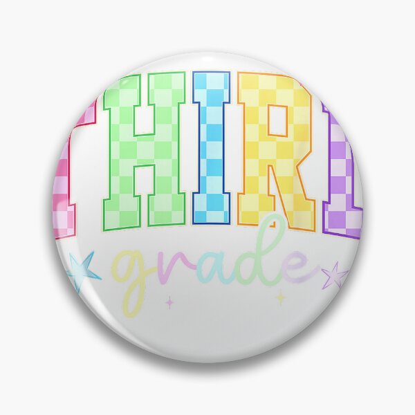 Item preview, Back to School Checkered Third Grade Team Teacher Students T-Shirt designed and sold by teluguredbubble.