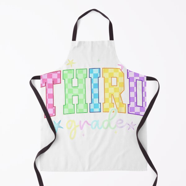 Item preview, Back to School Checkered Third Grade Team Teacher Students T-Shirt designed and sold by teluguredbubble.